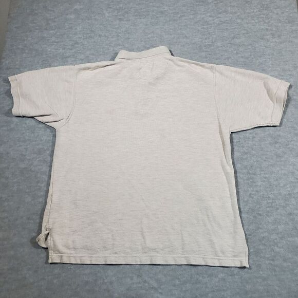 Chaps Ralph Lauren Shirt Men XL Gray Polo Golf Performance High Low Slit Popover - Picture 6 of 7